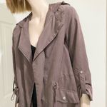 Staccato Taupe Hooded Utility Jacket Size S Photo 5