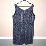 Michael Kors MICHAEL Women’s Snakeskin Print Sleeveless Sheath Dress Photo 3