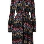 NWT Boden Charlotte in Navy Rainbow Leopard Button Photo 0