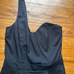 DO+BE Black One Shoulder Jumpsuit Photo 2