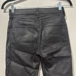 Banana Republic high rise slim wax coated jeans Black Size undefined Photo 4