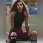 Free People Movement NWT Epic Mock Neck Muscle Tank in Navy size XL Photo 10