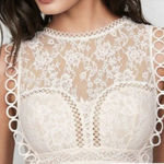 Victoria's Secret NWOT  Cream Lace High neck Bra XL Romantic Photo 0