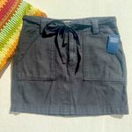 Lucky Brand  Utility belted Black Mini Skirt 4/27 Photo 0