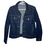 American Apparel Vintage resin dark wash Denim trucker Jacket size XXS Photo 0