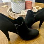 Fergalicious Fergie Womens Cacey Ankle Booties Black Almond Toe Side Zipper Size 7.5 Photo 8