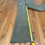 We The Free People Jayde Flare High Rise Green Jeans Size 30 Photo 5