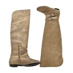 BCBGeneration BCBG Generation Cristina taupe tan Buckle Tall Boots Suede Leather US 9 Photo 1