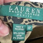 Ralph Lauren Lauren Paisley Ankle Pants Size 6P Old Money Preppy Mature Career Photo 2