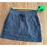 Athleta Downtown Metro Skort Skirt Gray W/Black Trim Heather Sz XS Pockets Photo 5