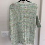 Anthropologie Pilcro Rainbow Women’s Oversized Sweater Cardigan Green Photo 4
