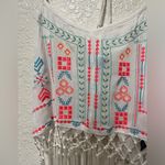 Ocean Drive NWT  Embroidered FringeTank Top Photo 12