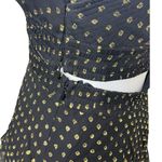 ALC Frank A.L.C. Lita Black Gold Maxi Dress Women’s Size 2 Cutout Metallic Formal Photo 7