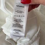 Self Portrait NEW NWT  Strapless Cream Lace Bandeau Belted Mini Dress Photo 14