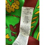 Tory Burch  Silk Scarf Caftan Top Green Splash Size Small Photo 11