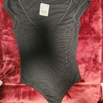 Free People NWT  Intimately Weekend Vibe Tee Bodysuit  COLOR: BLACK  Size: XS Photo 0