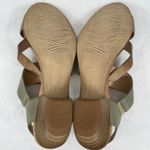 Miz Mooz Miz‎ Mooz New York City Cienna Sage Green Leather Cutout Ankle Strap Sandals 9.5 Photo 12