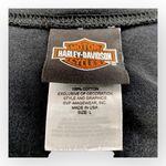 Harley Davidson  Women’s Long Sleeve Fire Rose Logo Graphic Tee Size Large Photo 7