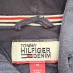 Tommy Hilfiger Women’s Hoodie Size M –Iconic Red & White Logo Hooded Sweatshirt Photo 13