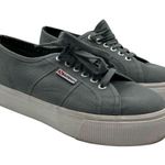 Superga Grey Sage Platform Sneakers Shoes EU 41 Mens Sz 8 Women’s Sz 9.5 Photo 0