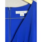 Kay Unger  Melinda High Low Gown Blue Sz 12 NEW Photo 2