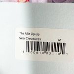 Hill House  Purple Sea Creatures Hooded Terry Cloth The Allie Zip Up Size Medium Photo 4