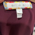 Eri and Ali burgundy short sleeve blouse Red Size L Photo 4