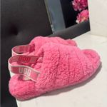 UGG  Pink Plush slippers Photo 3