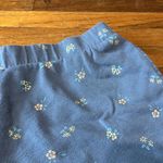 Colsie Women’s Sweat Shorts, Blue Floral, Sz Lg Photo 1