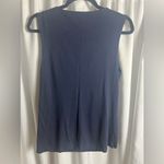 Banana Republic  Blue Side Bow Tank Top Business Casual Size M Photo 3