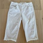 Madewell The Perfect Vintage Wide Leg Crop Jean White Jeans Size 20W Photo 0