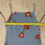Rag and Bone  Joelene Embroidered Slip Dress Blue Floral 0 Photo 9
