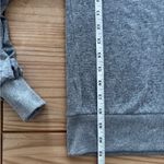 Tahari  Gray Crew Neck Sweater ruffle shoulder sleeves Photo 9