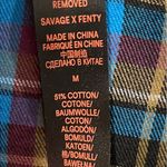 Savagexfenty SAVAGE FENTY BY RIHANNA Multicolor Plaid Button Down PJ Shirt Photo 2