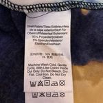 DKNY  Multicolor Sleeveless Abstract Tie Dye Zip Shoulder Boat Neck Blouse Top XS Photo 5