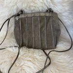 Phillippe Vintage Women's Brown Suede Shoulder Bag Gold Trim Brown Photo 1