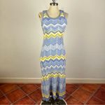 Burgess The Daphne Dress in Blueberry Combo Blue Photo 1