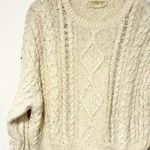 Denim & Supply Ralph Lauren  Cream Cable Knit Sweater Size Large Photo 1