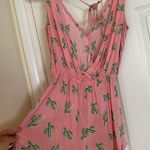 Wet Seal Pink Cactus Print Romper Photo 2