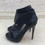 Alexander McQueen McQ by women’s black leather sheer block booties IT 36 US 6 Photo 6
