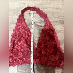 Free People Intimately Galloon Lace Halter Bra in Rose Photo 5