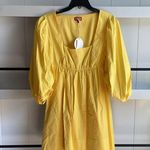 STAUD yellow mini dress. S Photo 3