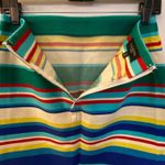 Talbots Multicolored Cotton Striped Petite Skirt size 2 Photo 2