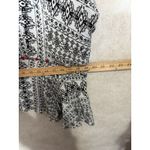 Savanna Jane Floral Embroidered Peasant Blouse Black White Batwing Sleeve Boho L Size L Photo 3