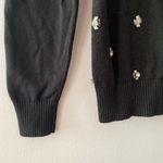 Boden Black Beaded Sparkly Soft Pullover Sweater Glam Preppy Women's size 8 Photo 3