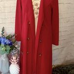 Boutique NEW Red ‘NYC Chic’ Over Coat Photo 0