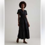 Quince 100% Organic Cotton Poplin Tiered Maxi Dress Photo 1