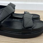 Vagabond  Black Leather Two Strap Sandals Photo 8