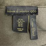 House of Harlow 1960 Corduroy Shirt Dress Size XL Olive Green Long Sleeve Mini Photo 8