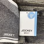 Jockey Gray & White low Impact Athletic Sport Strappy Back Bra XL NEW Photo 5